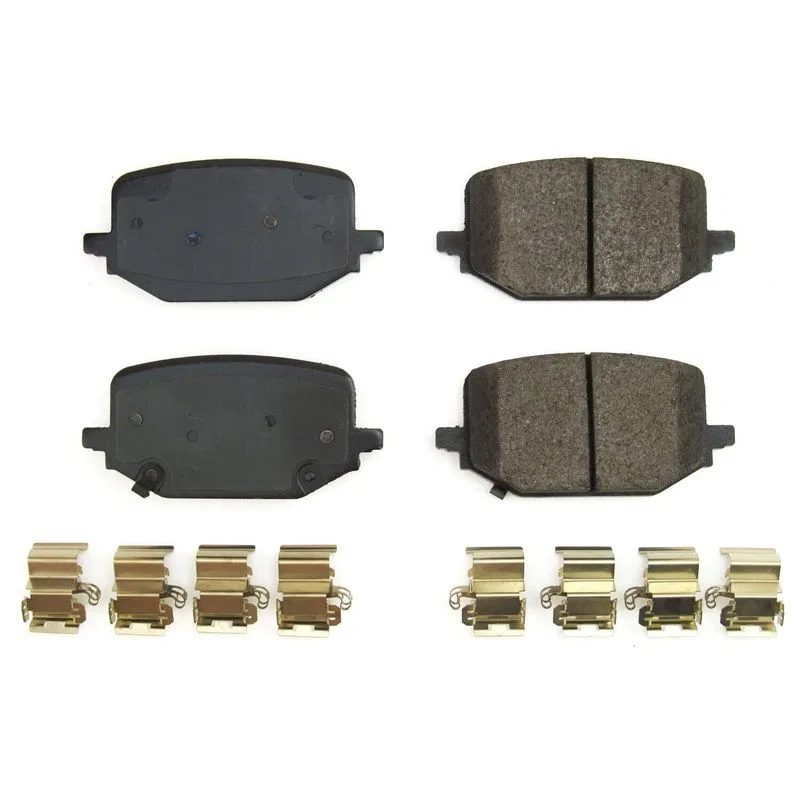 17-2231 – POWERSTOP Brake Pad, FMSI Number D2231 Ceramic Brake Pads Set Of 4 With Premium Stainless Steel Hardware